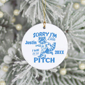 サッカープレーヤークリスマス セラミックオーナメント