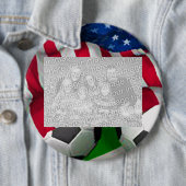 サッカープレーヤーボタンテンプレート 缶バッジ (インサイチュ)