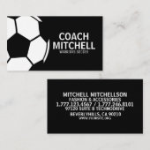 サッカープロブラック 名刺 (正面/裏面)
