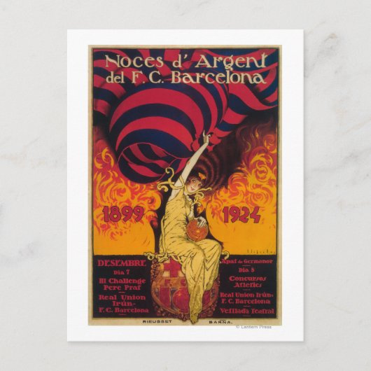 サッカープロモーションポスター ポストカード (正面)