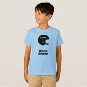 サッカーヘルメットギーク州 Tシャツ (正面フル)