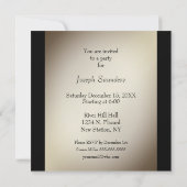 サッカーヘルメットバースデーパーティーへの招待 招待状 (裏面)