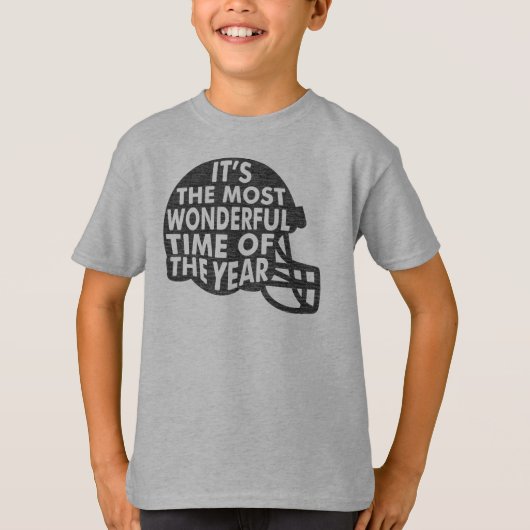 サッカーヘルメット最も素晴らしい灰色 Tシャツ (正面)