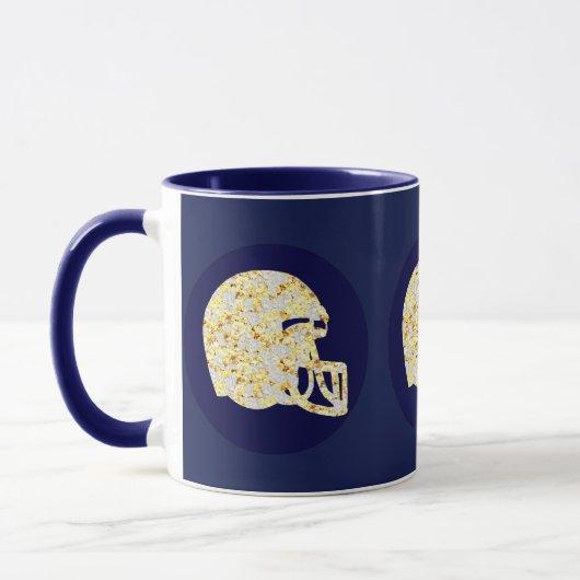 サッカーヘルメット マグカップ (左)