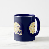 サッカーヘルメット マグカップ (正面右)