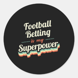 サッカーベッティングは私のスーパーパワーサッカーベッティング ラウンドシール