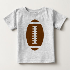 サッカーベビーグレイ | Front Football Graphic ベビーTシャツ