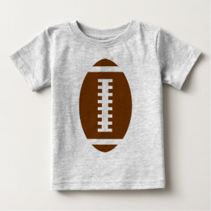 サッカーベビーグレイ Front Football Graphic ベビーTシャツ