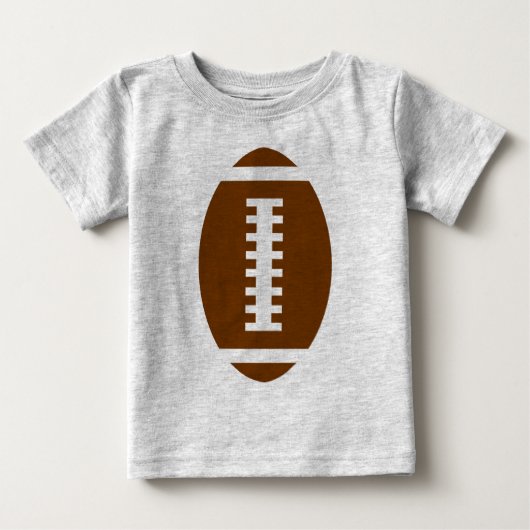 サッカーベビーグレイ | Front Football Graphic ベビーTシャツ (正面)