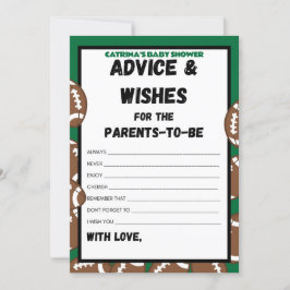 サッカーベビーシャワーゲーム，サッカー – 編集可能な名前， 招待状