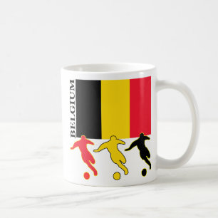 サッカーベルギー コーヒーマグカップ