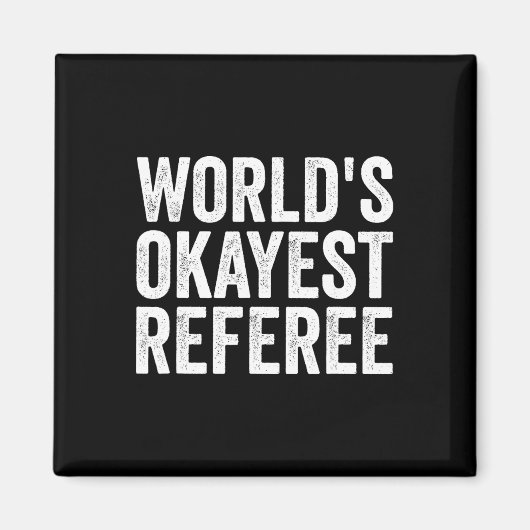 サッカーホッケー – 世界で最も面白い審判 マグネット (正面)