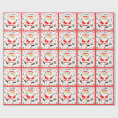 サッカーホリデーギフトラッピング紙 ラッピングペーパー (フラット)