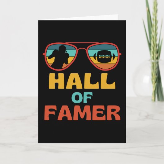 サッカーホールオブフェイムアメリカンフットボール カード (正面)