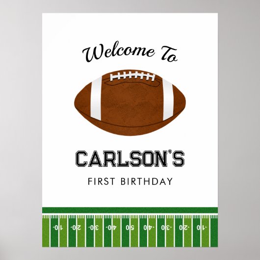 サッカーボーイバースデーパーティーへようこそ ポスター (正面)