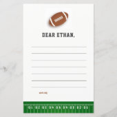 サッカーボーイ誕生日タイムカプセルカード (正面)