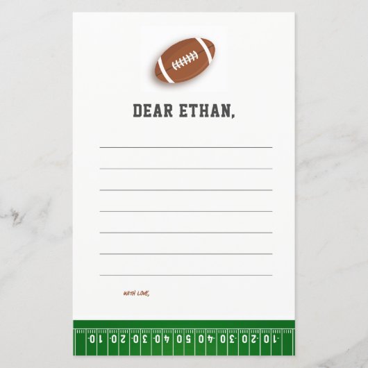 サッカーボーイ誕生日タイムカプセルカード (正面)