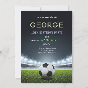 サッカーボーイ誕生日 招待状