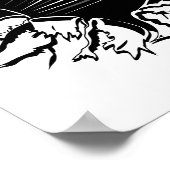 サッカーボールが出る ポスター (角)