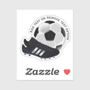 サッカーボールとクリートスポーツ シール
