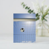 サッカーボールとゴール2 ポストカード (スタンド正面)