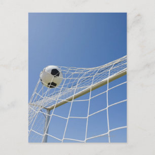 サッカーボールとゴール3 ポストカード