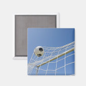 サッカーボールとゴール3 マグネット (正面/裏面)