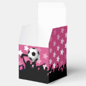 サッカーボールとファンをピンクに輝かせる フェイバーボックス (オープン)