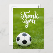 サッカーボールと言葉ありがとう    ポストカード (正面/裏面)