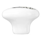 サッカーボールと靴、引き出しノブ。 セラミックノブ (側面)