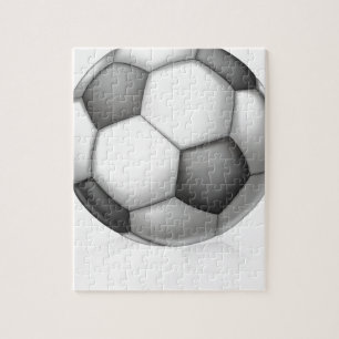 サッカーボールのイラストレーション ジグソーパズル