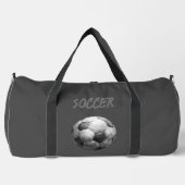 サッカーボールのカスタマイズ可能な大 ダッフルバッグ (正面)