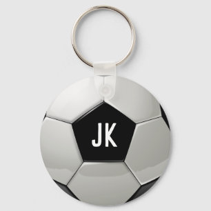 サッカーボールのキーチェーンのモノグラム キーホルダー