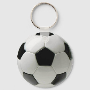 サッカーボールのキーチェーン キーホルダー