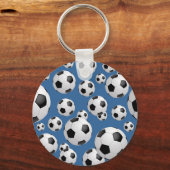 サッカーボールのキーチェーン キーホルダー (正面)