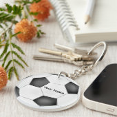 サッカーボールのキーホルダー キーホルダー (正面右)