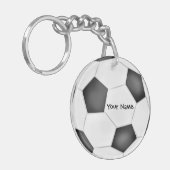 サッカーボールのキーホルダー キーホルダー (正面左)
