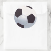 サッカーボールのシール ラウンドシール (バッグ)