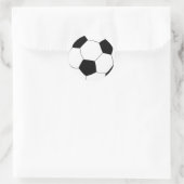 サッカーボールのシール ラウンドシール (バッグ)