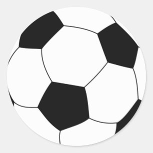 サッカーボールのステッカー ラウンドシール
