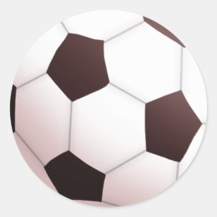 サッカーボールのステッカー ラウンドシール