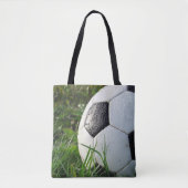 サッカーボールのスポーツチームサッカーのお母さんのトートバック トートバッグ (正面)