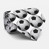 サッカーボールのタイ ネクタイ (ロール)
