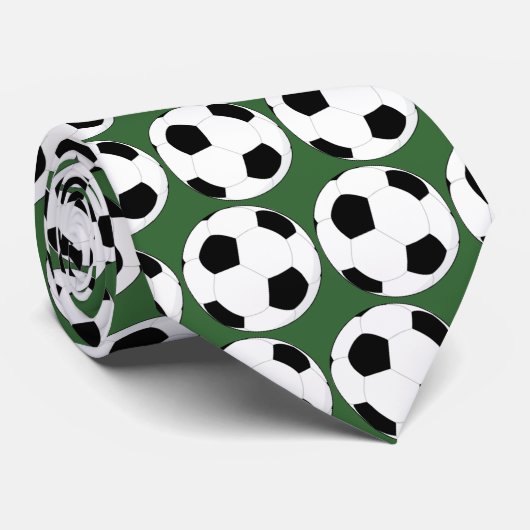 サッカーボールのネックウェア ネクタイ (ロール)