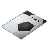 サッカーボールのノート ノートブック (左側)