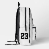 サッカーボールのバックパック高校パーソナライズされたB プリントバックパック (左)