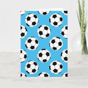 サッカーボールのパターン カード
