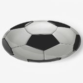 サッカーボールのパーティーの紙皿 ペーパープレート (アングル)