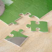 サッカーボールのフットボールのゴール-パズル ジグソーパズル (側面)