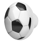サッカーボールのフットボール セラミックノブ (右)